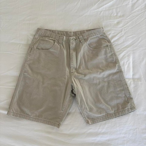 Wrangler Other - Vintage Wrangler Cream/Light Tan colored Jean shorts/jorts